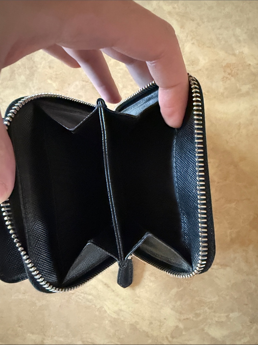 Prada Tessuto Zip-Around Compact Wallet - Picture 10 of 11